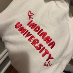 White Indiana University Sweatshirt